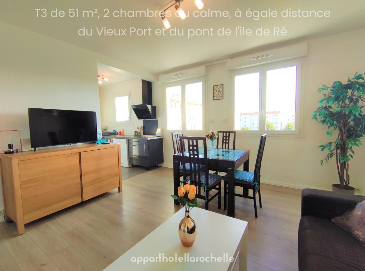 6 Appartements Et 4 Adresses A Mi-Chemin Entre Le Vieux Port Et L Ile De Re La Rochelle  Exterior foto